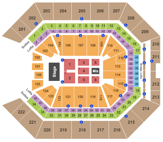 Trans Siberian Orchestra Seating Chart